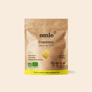 Omie Crackers à l'emmental - 100 g - En direct de Omie (Seine-St-Denis) - Publicité