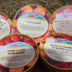 Colis Gourmand : Glace Vanille, Chocolat Extra, Caramel Beurre Salé,