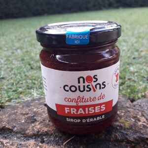 Confiture De Fraise - Sirop D'érable 240g - En direct