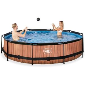 Piscine enfant WOOD ronde : ø360x76cm + Filtre a cartouche