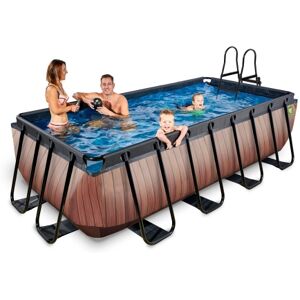 Piscine autoportante Wood 400x200x100cm avec filtre a cartouche