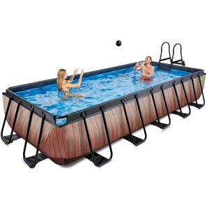 Piscine autoportante Wood 540x250x100 cm avec filtre a cartouche