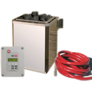 Karibu Poele sauna 6.8 KW Weka + evaporateur + commande + pierre + cable