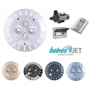 Jet vag Pack Balneo Solo piscine : 2 Cv Mono Diam 63-75 mm : Gris fonce