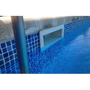 Rouleau 1.65 x 25 m verni imprime Alkorplan 3000 mosaique bleue