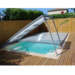 Abri piscine en kit : Plat amovible pour piscine 4 x 2.5 m