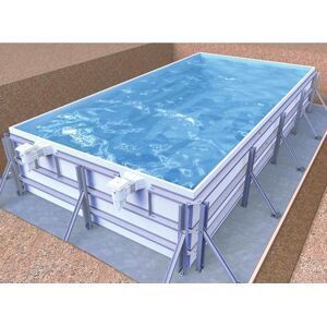 Piscine en kit Infinit eau by gardipool 10 x 5 x 1.39 m