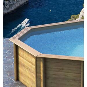 GRE-POOL Liner piscine bois 75/100eme : ANANAS : 428 x 117 cm