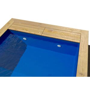 Lagon Liner piscine piscine bois Samoa 2 ® Ubbink 300 x 430 x 126 cm (rec.)