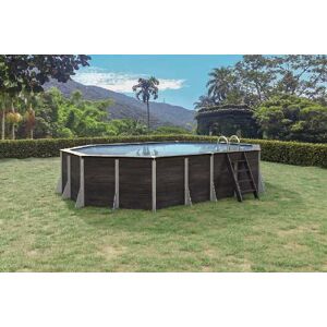 Piscine composite : GRANDVILLE : Octo : 552 x 393 x 123 cm