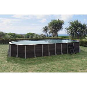 Piscine composite : ROMAGNY : Octo : 870 x 393 x 123 cm