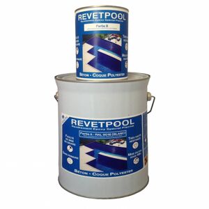 Peinture epoxy Revetpool Bleu clair de 8,5KG