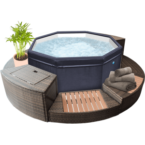 NETSPA Spa Octopus 6 Places (4 adultes + 2 enfants) (Hors mobilier)