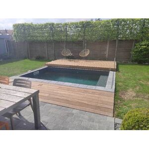 Piscine bloc polystyrene LUXE 4 x 2.50 x 1.50 m : Filtration tradi