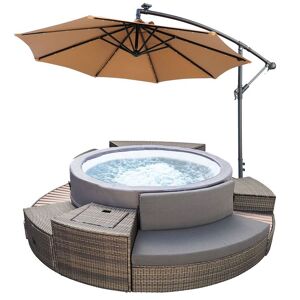 Spa NETSPA VITA PREMIUM + 5 mobiliers + parasol complet