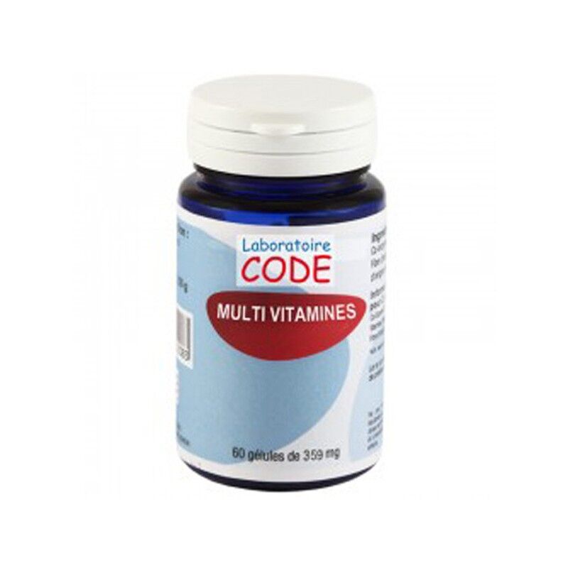 Laboratoire Code Multi Vitamines, 60 gélules - Laboratoire Code