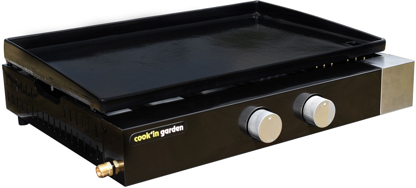 Cook'in Garden - Plancha au gaz FINESTA 2B - 2 brûleurs 5kW Cook'in Garden - Plancha au gaz FINESTA 2B - 2 brûleurs 5kW