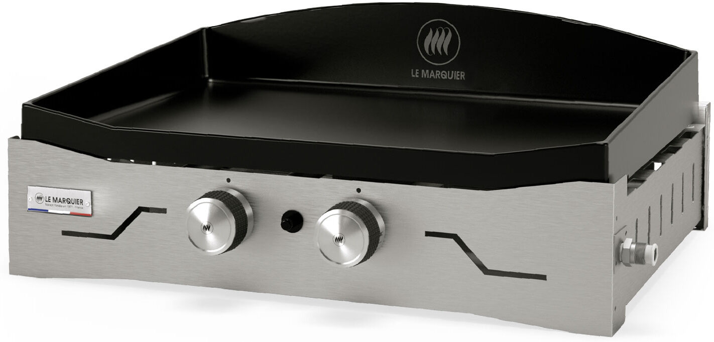 Le Marquier - Plancha au gaz ORIGINAL ADELA 260 V2 inox - 2 brûleurs 5,4kW Le Marquier - Plancha au gaz ORIGINAL ADELA 260 V2 inox - 2 brûleurs 5,4kW