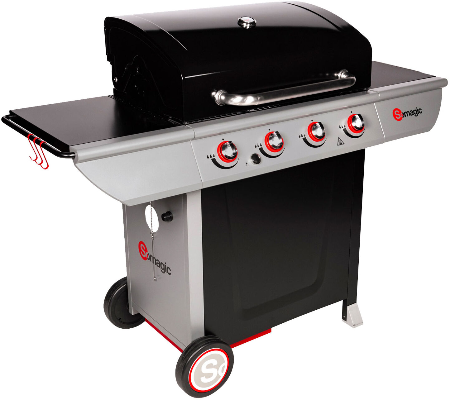 SOMAGIC - Barbecue au gaz MANHATTAN 400GP - 4 brûleurs 14kW SOMAGIC - Barbecue au gaz MANHATTAN 400GP - 4 brûleurs 14kW