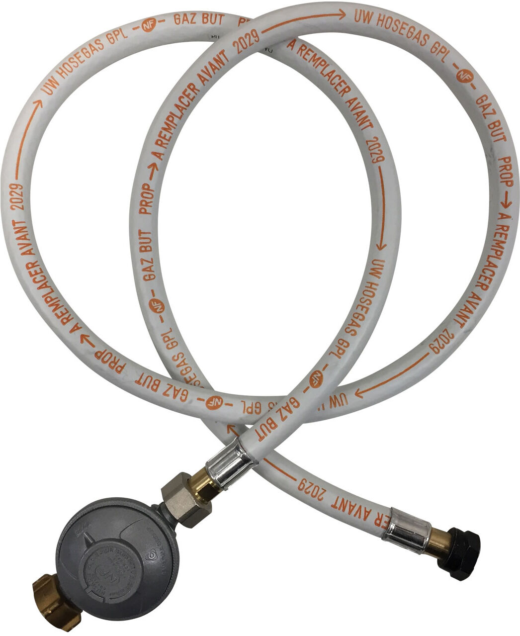 Happy Garden Kit flexible 1,50m et détendeur Butane Happy Garden Kit flexible 1,50m et détendeur Butane