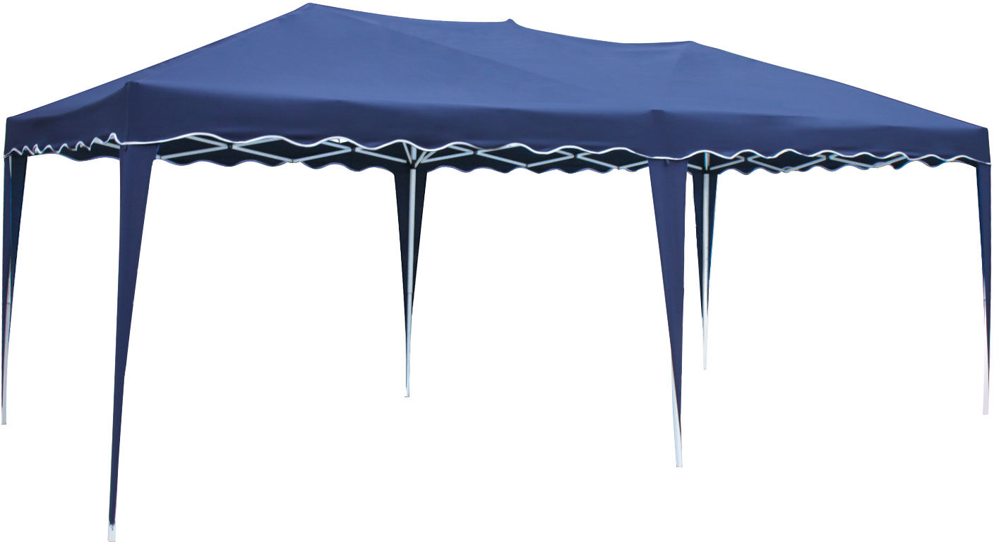 Happy Garden Tente de réception ZÉPHYR pliante 3 × 6m Bleu Happy Garden Tente de réception ZÉPHYR pliante 3 × 6m Bleu