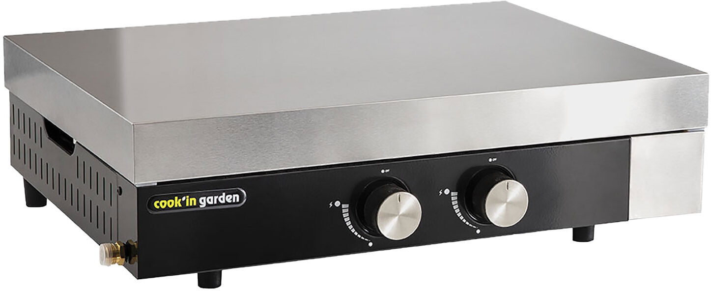 Cook'in Garden - Plancha gaz en fonte FINESTA - 2 brûleurs Cook'in Garden - Plancha gaz en fonte FINESTA - 2 brûleurs