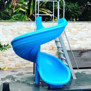 eRobot Piscine Toboggan piscine SPLASH a spirale