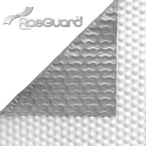 eRobot Piscine Bâche à bulle RaeGuard™ GeoBubble 500 microns Gris Blanc