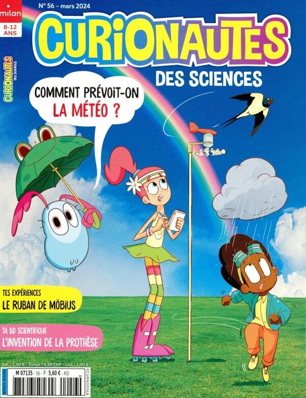 Info-Presse Curionautes des Sciences - Abonnement 12 mois