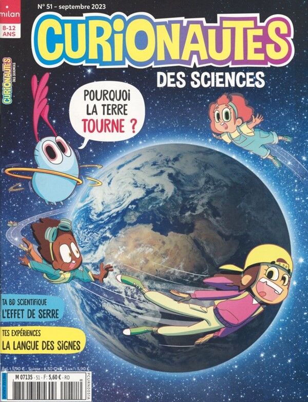 Info-Presse Curionautes des Sciences - Abonnement 12 mois