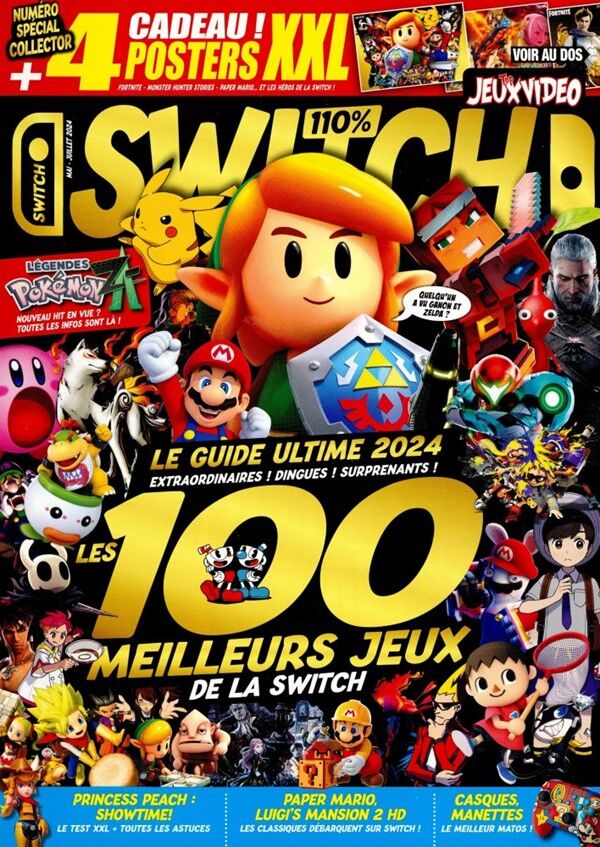 Info-Presse Top Jeux Vidéo 110% Switch - Abonnement 12 mois