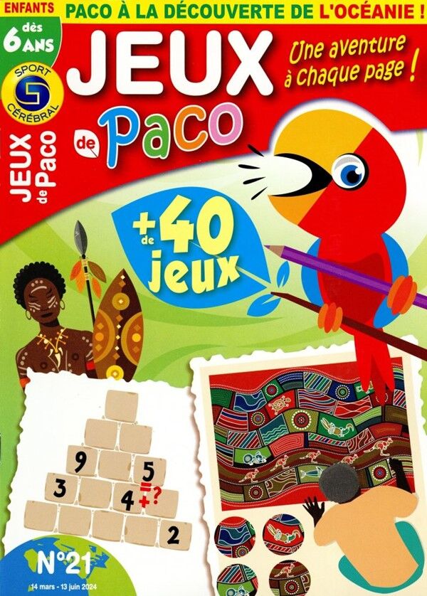 Info-Presse Jeux de Paco - Abonnement 12 mois