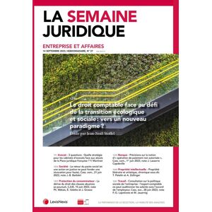 Info-Presse La Semaine Juridique - Entreprise et Affaires - Abonnement 12 mois