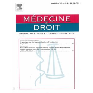 Info-Presse Medecine et Droit - Abonnement 12 mois