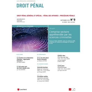 Info-Presse Droit Pénal - Abonnement 12 mois