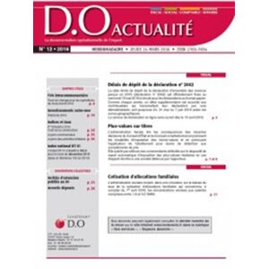 Info-Presse Revue D.O Actualité - Abonnement 12 mois