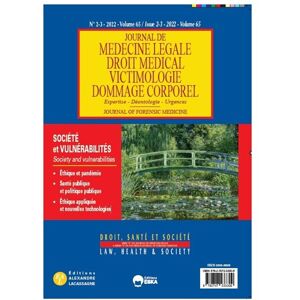 Info-Presse Journal de Médecine Légale Droit médical - Abonnement 12 mois