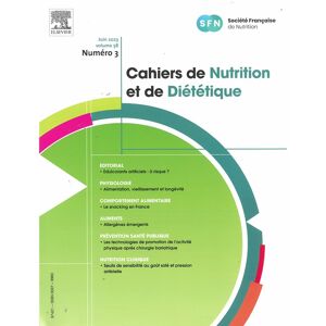 Info-Presse Cahiers de Nutrition et de Diététique - Abonnement 24 mois