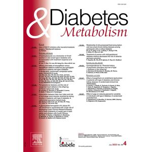 Info-Presse Diabetes & Metabolism - Abonnement 12 mois