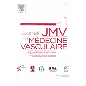 Info-Presse JMV Journal de Médecine Vasculaire - Abonnement 12 mois