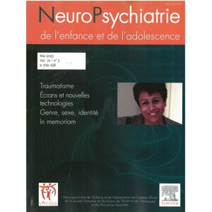 Info-Presse Neuropsychiatrie de l'Enfance et de l'Adolescence - Abonnement 24 mois