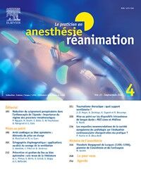 Le Praticien en Anesthésie Réanimation - Abonnement 12 mois Le Praticien en Anesthésie Réanimation - Abonnement 12 mois