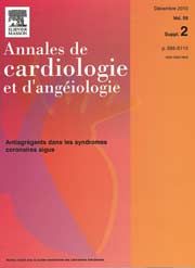 Annales de cardiologie et d'angéiologie Annales de cardiologie et d'angéiologie