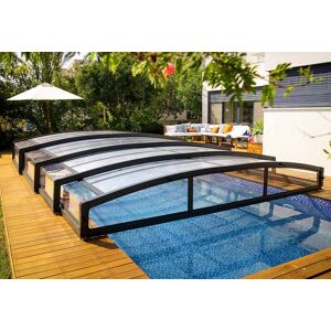 Canopia Abri de piscine Majorca en aluminium et polycarbonate – 8,7 x 4,7 m - Publicité