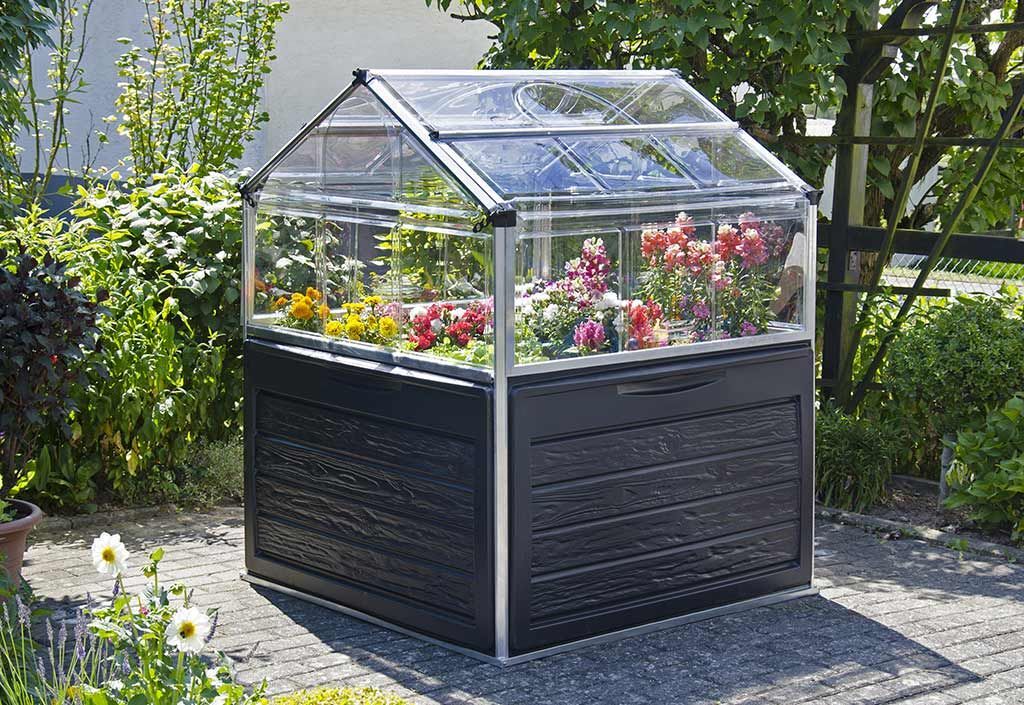 Canopia Mini Serre de Jardin en Aluminium et Polycarbonate Plant Inn (118 x 118 cm)