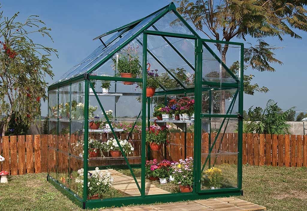 Canopia Serre de jardin polycarbonate Harmony Palram - Canopia verte