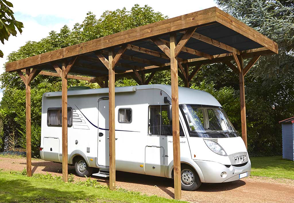 Forest-Style Carport Camping-Car Bois Traité Autoclave (802x404)