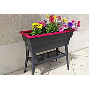 Jardinière Calipso Maxi 40L Double Paroi + Réserve d'Eau H80cm