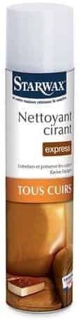 Nettoyant cirant express Cuirs Starwax