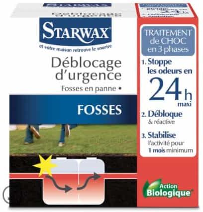 Déblocage d’urgence fosse Starwax